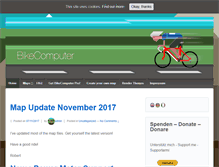Tablet Screenshot of bikecomputer.roproducts.de